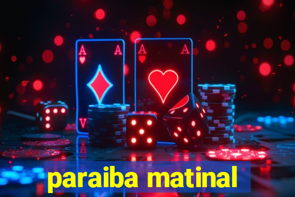 paraiba matinal